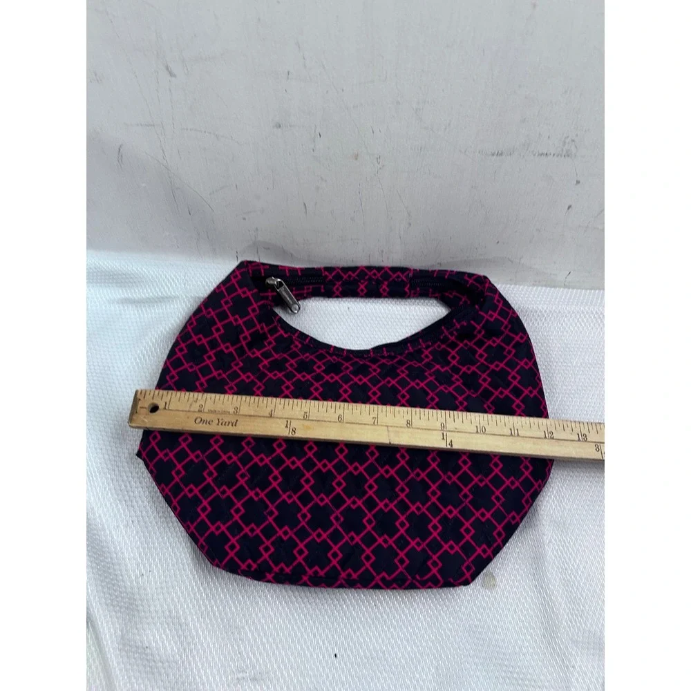 Tupperware Insulated Lunch Bag‎ OS Navy Pink Quilted Geometric Tote Women